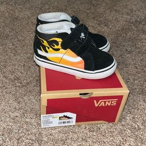 Toddler Hot Flame Vans